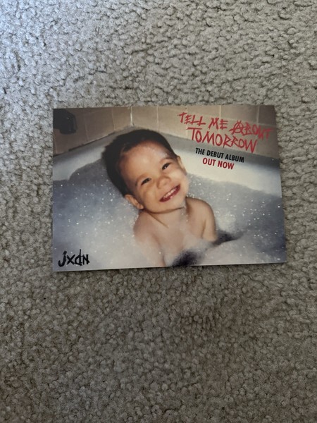 Tarjeta Tell Me About Tomorrow Jxdn 5x7
