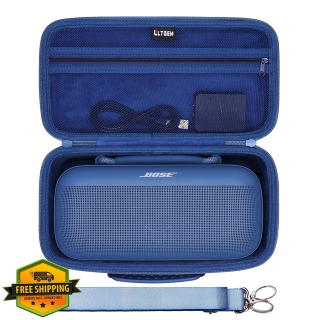 LTGEM Case Blue Bose SoundLink Max Portable Speaker