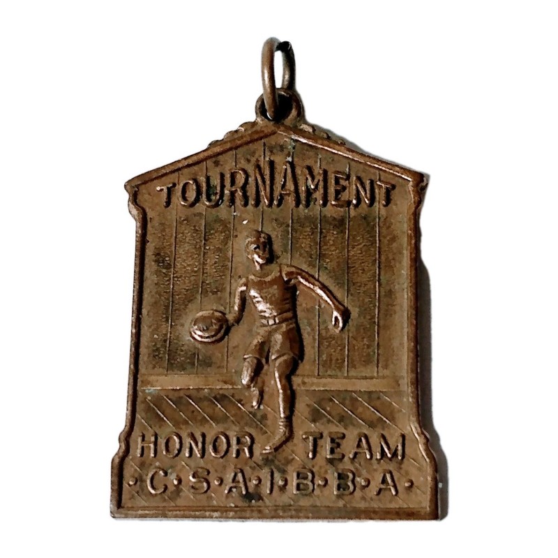 Vintage Basketball Tournament Honor Team CSAIBBA Medal Czech Serbian ? CSA IBBA 