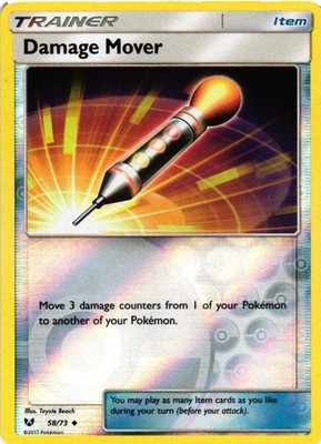 Damage Mover Reverse Holo 58/73 Shining Legends MP