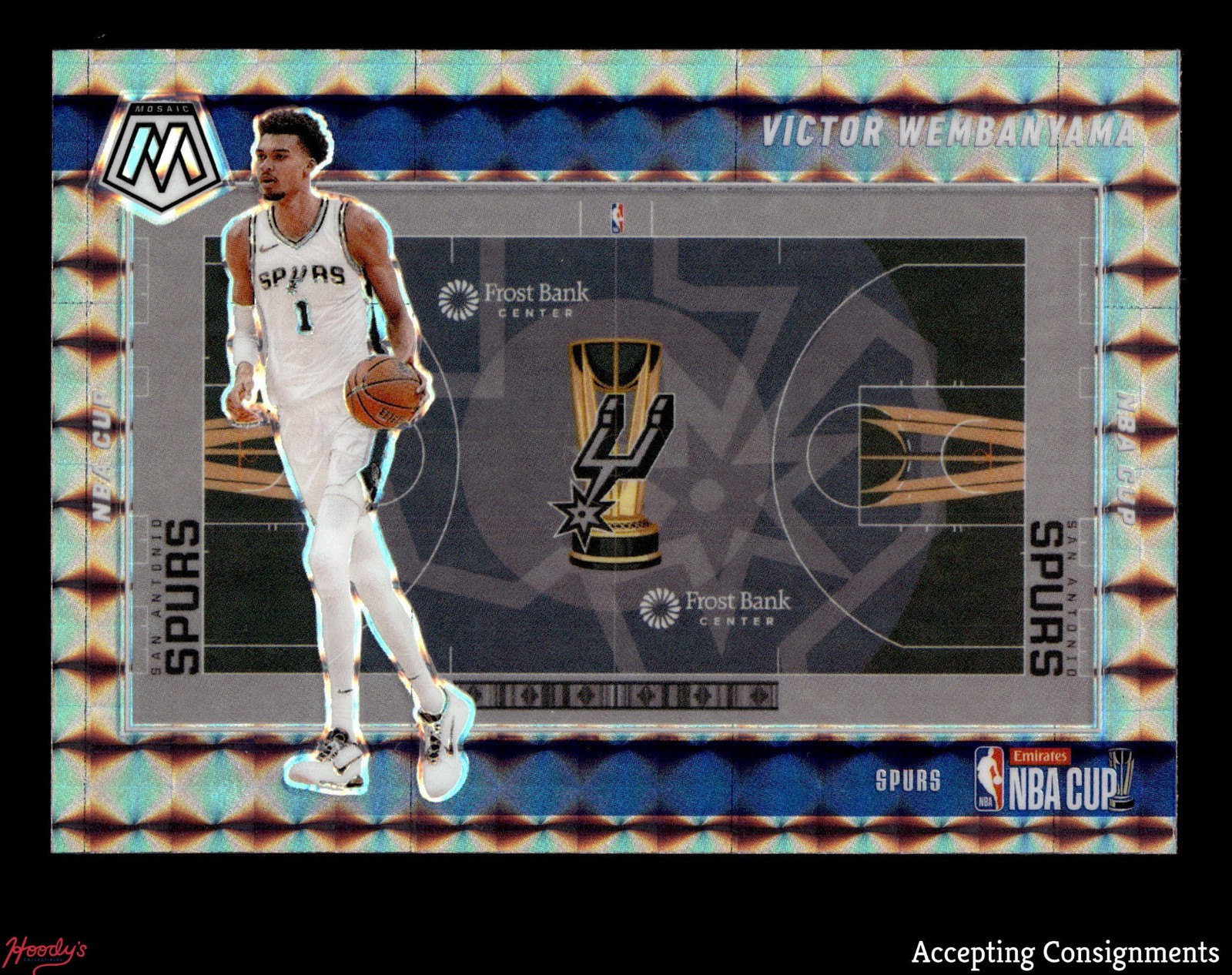 2024-25 Panini Mosaic NBA Cup #24 Victor Wembanyama SP SPURS