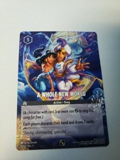 A Whole New World Factory Defect Misprint Disney Lorcana Promo 10/C1- EN-1
