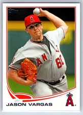 2013 Topps Update #US229 Jason Vargas Los Angeles Angels