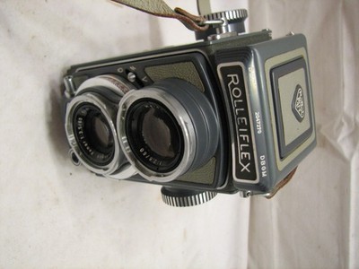 Vintage Baby Rolleiflex K5 TLR Camera w/Case Schneider Xenar Lens
