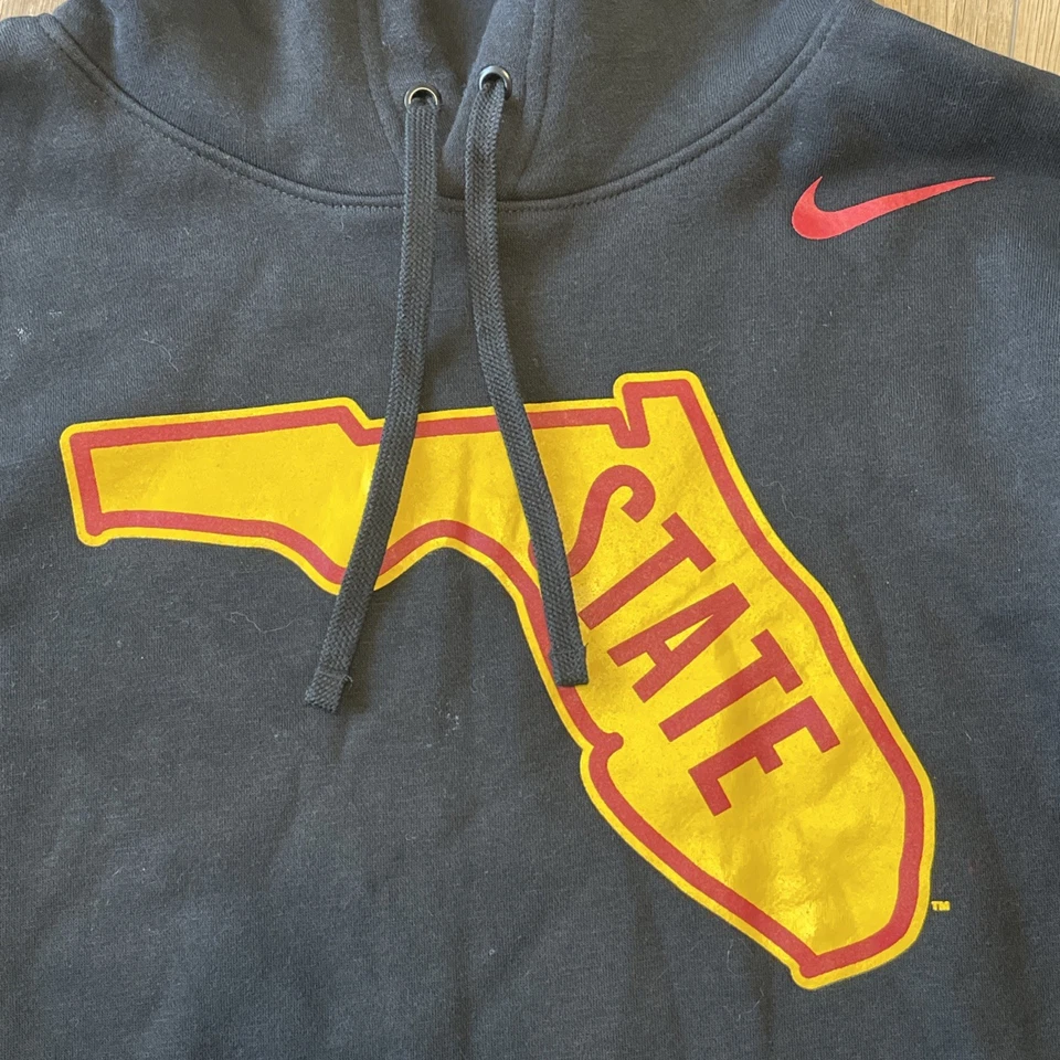 Florida State Seminoles Hoodie Sweatshirt Mens XXL Tall Black Nike FSU Soft - Image 3 of 4