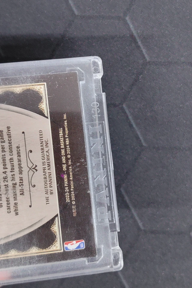 2023-24 Panini One and One Ray Allen Once Upon A Time Green Auto /5 Bucks - Image 3 of 3