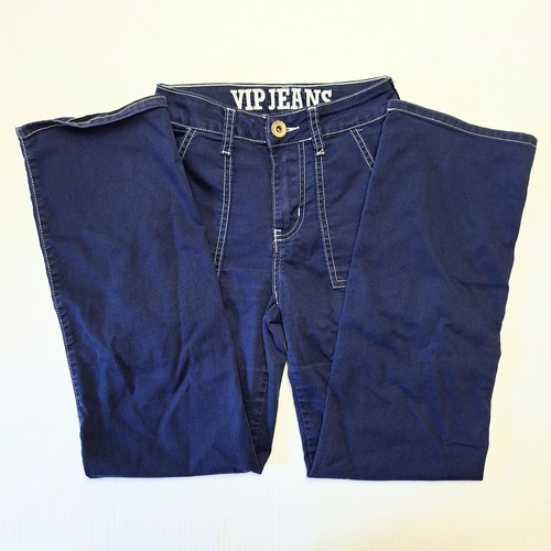 Vintage V.I.P Jeans Blue Cargo Pants Women's Size 0/24 Soft Stretch Pants Y2K, Size 0, $18.99 - Photo 6