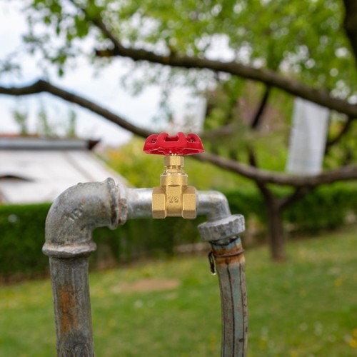  Garden Hose Shutoff Valve Replacement Pipe Valves High Pressure Flat Gate - Zdjęcie 12 z 12