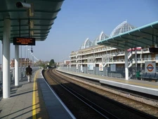 Photo A2 Imperial Wharf station Chelsea The newest railway station in Lo c2012