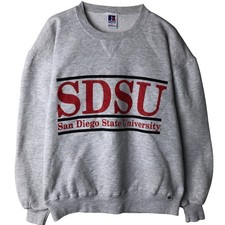 Vintage 90'S Russell print sweatshirt made in the USA size L men's size L