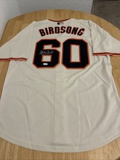Hayden Birdsong San Francisco Giants Autographed Jersey JSA Certified