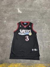 Adidas Allen Iverson #3 Philadelphia Sixers 76ers Vintage Authentic Jersey XL