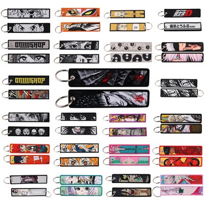 Anime Schlüsselanhänger bestickt Manga Gojo Motorrad Auto Accessoire Geschenk
