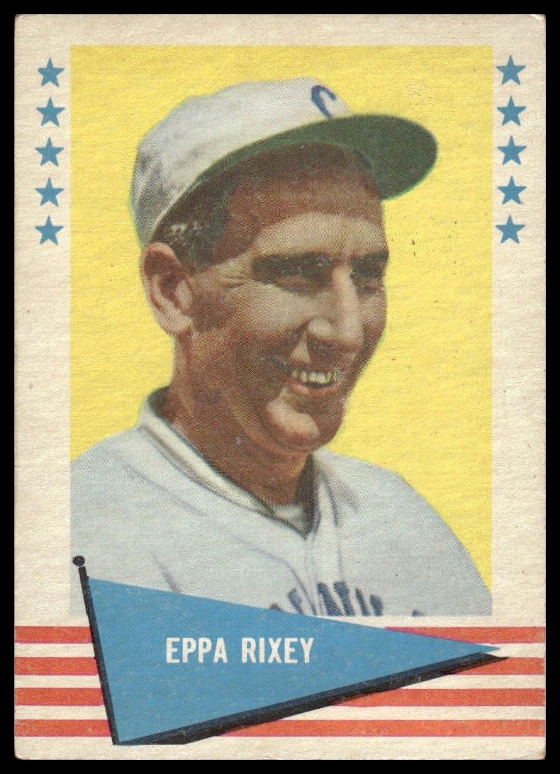 1961 Fleer Baseball Greats (F418-3) #71 Eppa Rixey