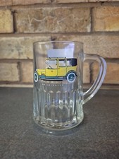Vintage Masonic Glass Tankard 12cm Tall 1981