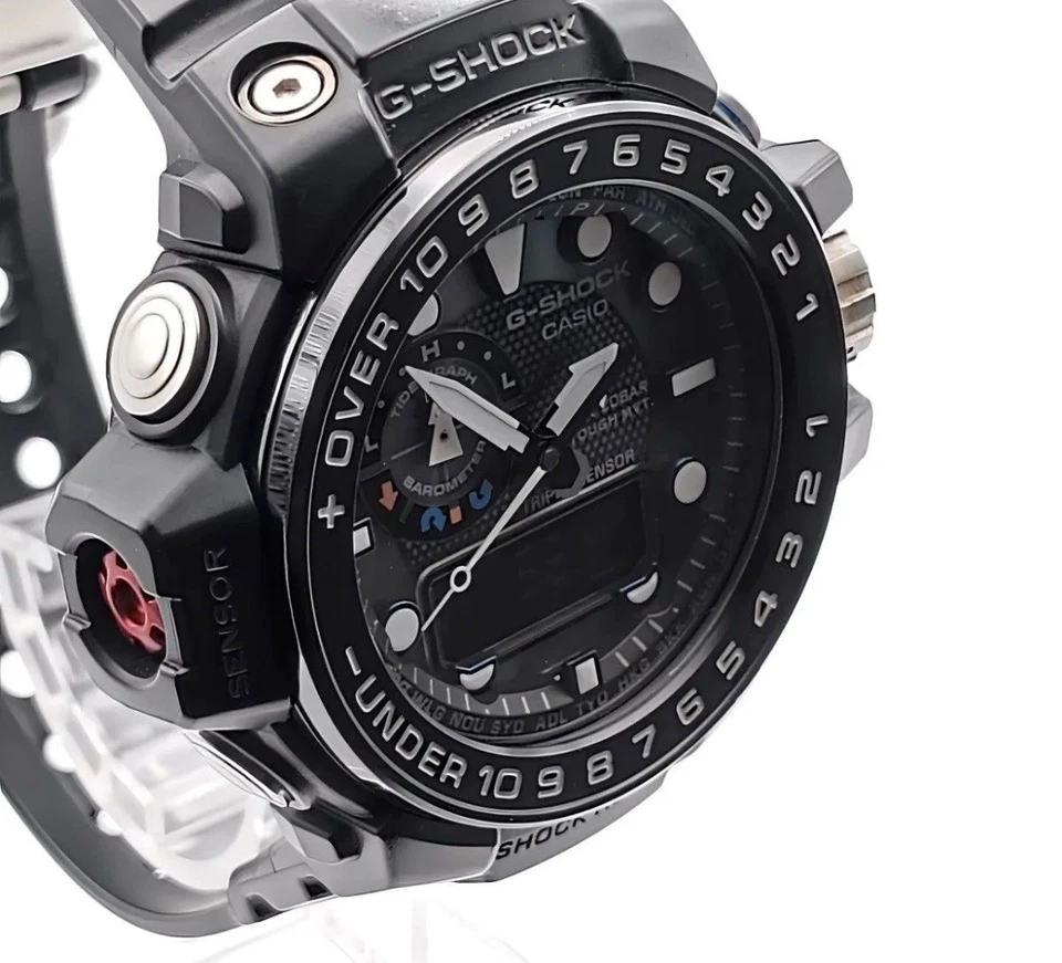 Casio G-Shock GWN-1000B-1AJF Black Resin/Stainless Steel Men's From Japan - Image 3 of 4