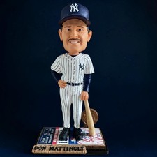 Don Mattingly Yankees “Ticket Base” HOF Exclusive Bobblehead FOCO Rare NEW w/Box
