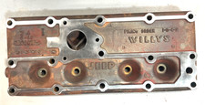 Vintage Original 1941-1953 Willys Jeep Cj2a Cylinder Head Oem Date Code 8-48