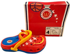 2026 McDonalds Happy Meal Crocs Toy Size 4 All American Games w Box