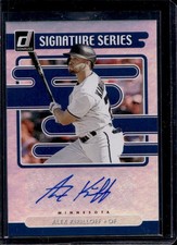 2021 Panini Donruss Alex Kirilloff Signature Series Rookie Auto RC #SS-AK Twins