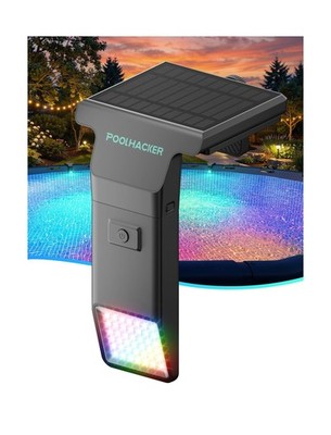 Solar Pool Lights for Inground & Above Ground Pool, 10-Color 4-Mode LED Pool ...