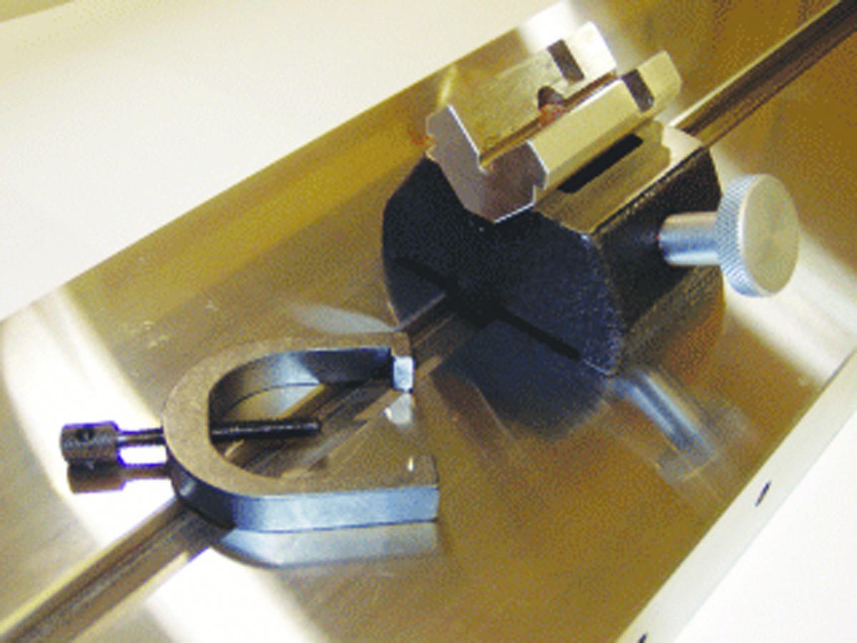 J&L / Jones & Lamson 1" Capacity V-Block with Clamp / Comparator (P/N: AC-2197)