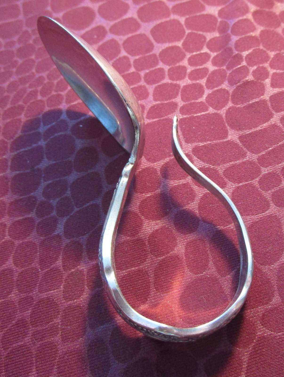 VINTAGE Infant Feeding Spoon & Food Pusher 1904 Silverplate No Monograms      bb