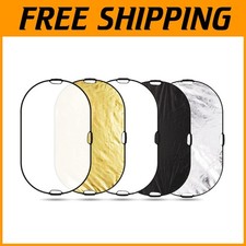 5-in-1 Reflector for Photography  Outdoor Lighting 59x39"