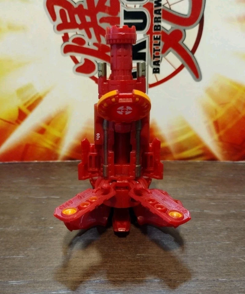 Bakugan Pyrus Helix Dragonoid 700G & Zukanator 60G Red Gundalian Invaders Set - Image 3 of 4