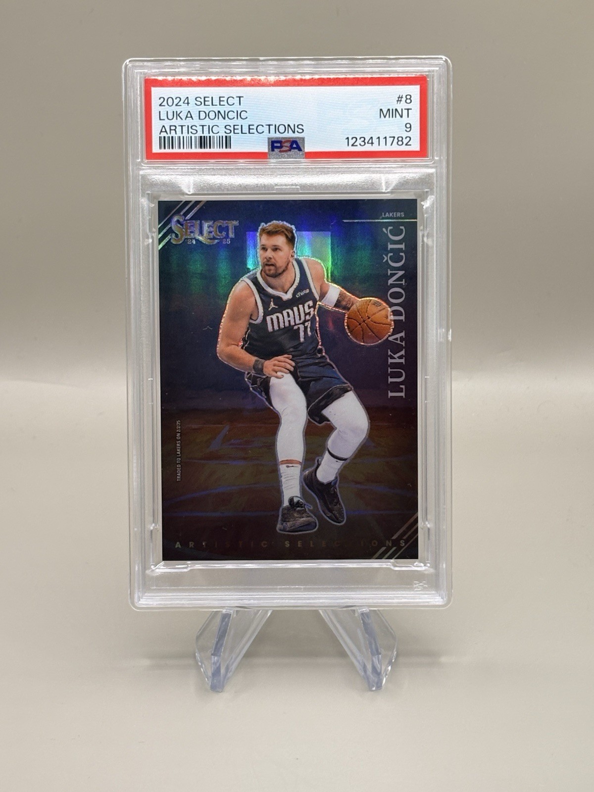 2024 Panini Select Luka Doncic Artistic Selections PSA 9 Las Angeles Lakers 🔥