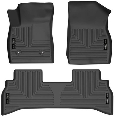 Husky Liner WeatherBeater Floor Liners Set for 2021-2026 Chevy Trailblazer FWD