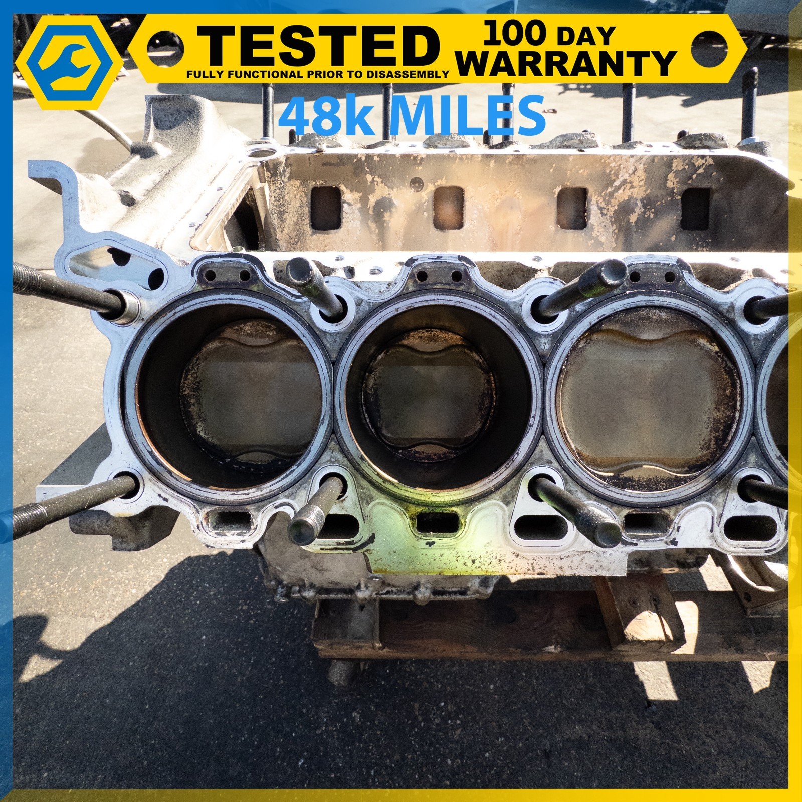 04-17 MASERATI GRANTURISMO QUATTROPORTE 4.2L V8 ENGINE MOTOR BLOCK OEM