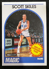 SCOTT SKILES 1989-90 NBA Hoops #318 Rookie Card RC Orlando Magic