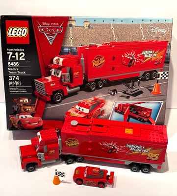 Rare Complete & Assembled LEGO Disney Cars 2 Mack's Team Truck Set 8486 - 374pcs