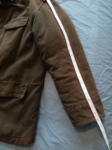 Marlborough Classics Chore Jacket Size Large Vintage Brown Moleskin Cowboy - Picture 19 of 20