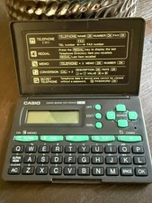 Vintage Casio Data Bank DC-2000 130 Telephone Directory Memo Calculator