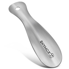 ZOMAKE Metal Shoe Horn 7.5" Portable Travel Shoehorn for Men, Women  Kids