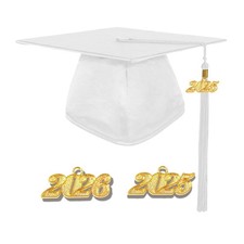 Shiny Kindergarten Preschool Graduation Cap 2025 Tassel Year Charm Kids Unisex