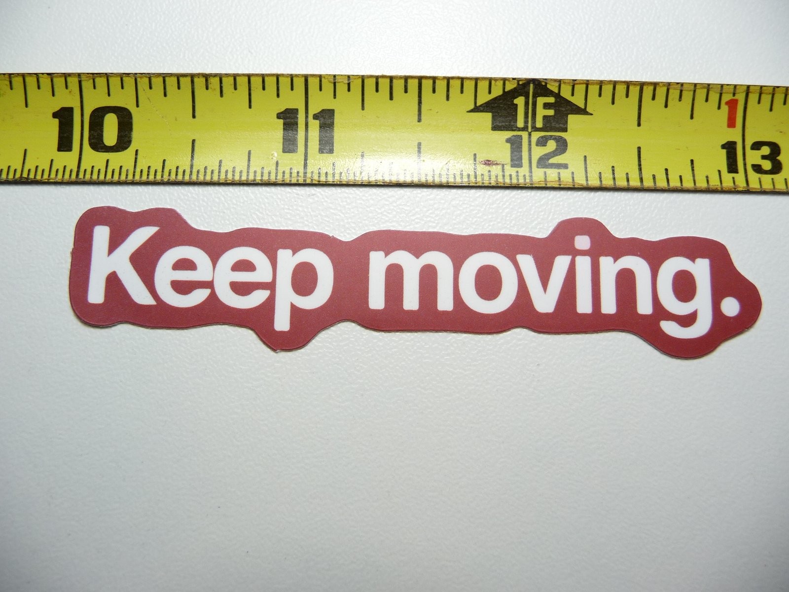 Stay Motivated with Keep Moving Decal Sticker for Positive Vibes