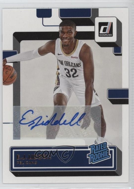 2022-23 Panini Donruss Rated Signatures EJ Liddell #238 Rookie Auto RC 1hq0