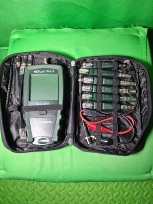 Greenlee NETcat Pro 2 NC-500 Multiple Adapters Network Cable Tester With Case