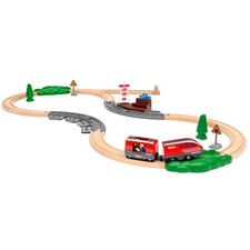 BRIO World World - Zugset mit Rückziehmotor,...