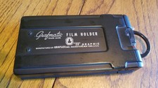 85 VINTAGE GRAFMATIC FILM HOLDER "23" 2X3 GRAPHIC GRAFLEX 2 screws