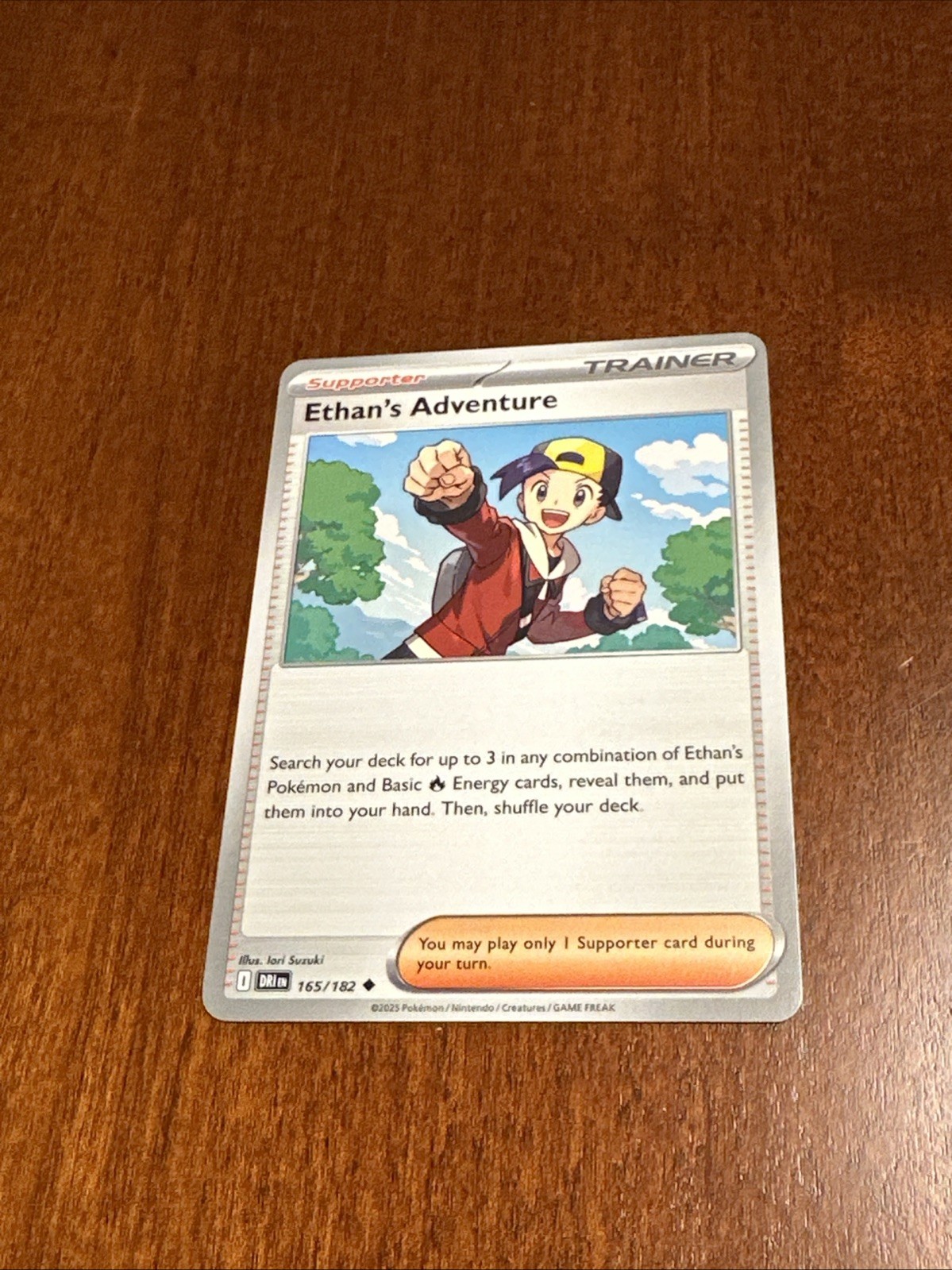 Ethan's Adventure 165/182 Destined Rivals Regular Pokémon TCG Card