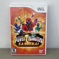 Power Rangers Samurai (Nintendo Wii Video Game, 2011) Complete With Manual