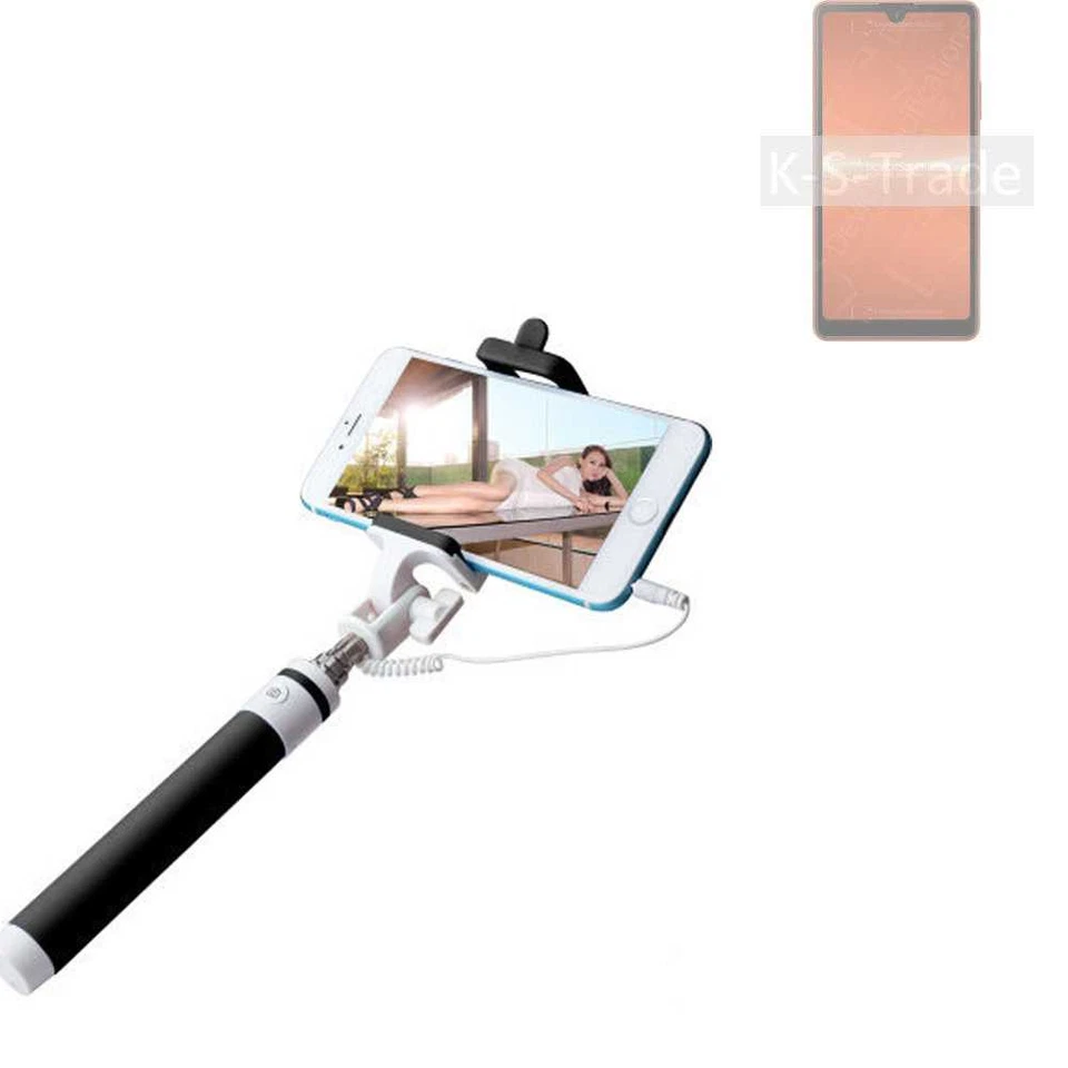 Pour Sony Xperia Ace III PERCHE SELFIE STICK BRAS TÉLÉSCOPIQUE MONOPIED - Photo 1/4