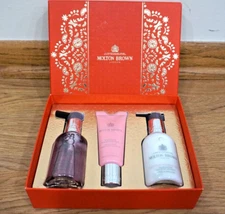 MOLTON BROWN LONDON HAND CARE SET DELICIUOS RHUBARB & ROSE NEW