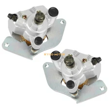 Front Brake Calipers & Pads for Honda Rancher 420 TRX420 Foreman 500 TRX500 ATV