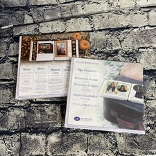 2004 Creative Memories 7x7 WHITE Scrapbook Pages  Page Protectors