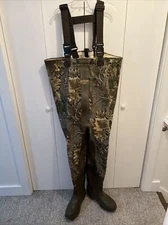REDHEAD BONE-DRY CHEST WADERS, THINSULATE STEEL SHANK BOOTS 12 ~ NOT Water Tight